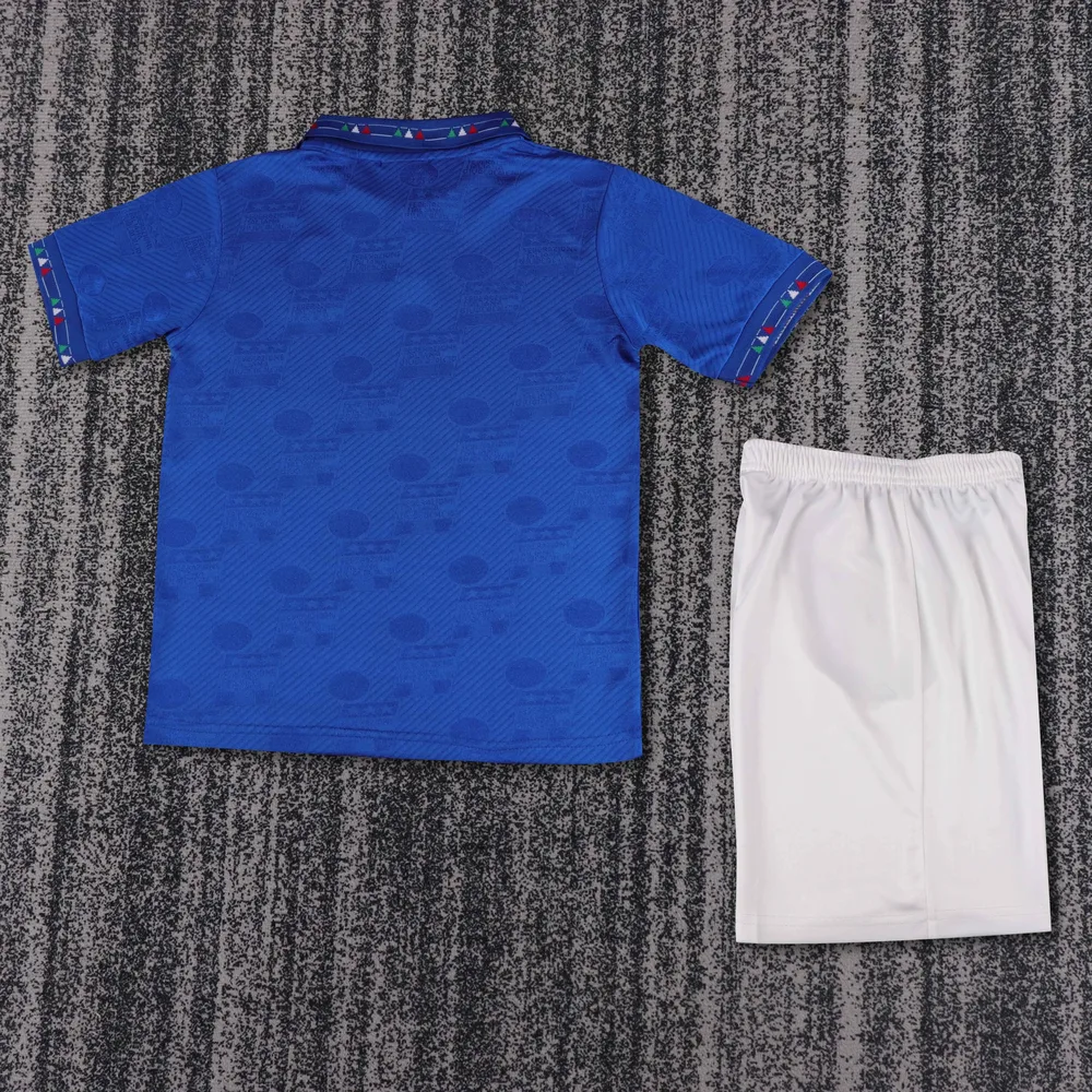 Italy 1994 Retro Italy Local Camiseta de fútbol Talla infantil 1994 — 2