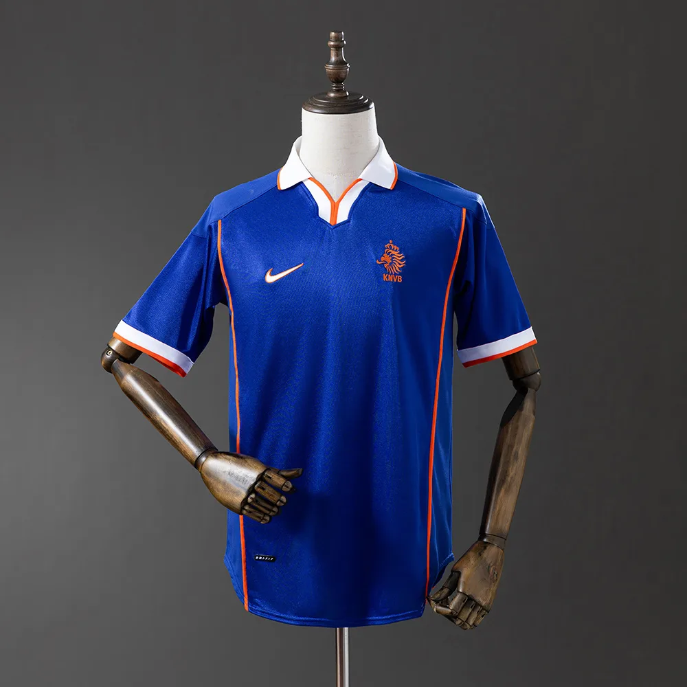 Netherlands 1998 Retro Netherlands National Team Visitante Camiseta de fútbol 1998