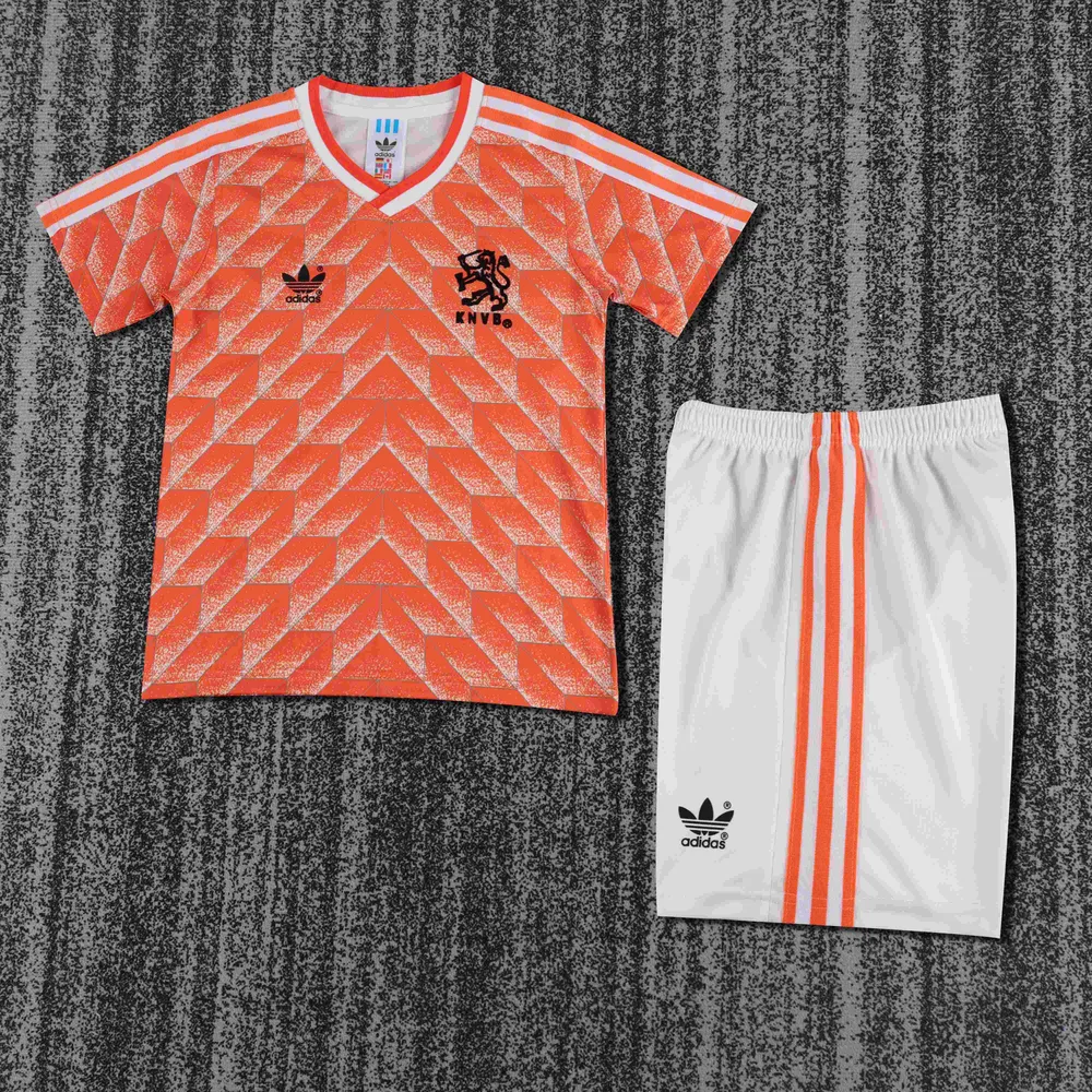 Netherlands 1988 Retro Netherlands Local Camiseta de fútbol Talla infantil 1988