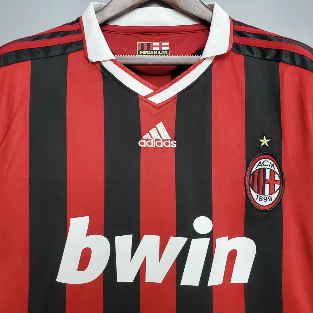 AC Milan 2009/2010 Retro AC Milan Home Football Shirt 2009/2010 — 3