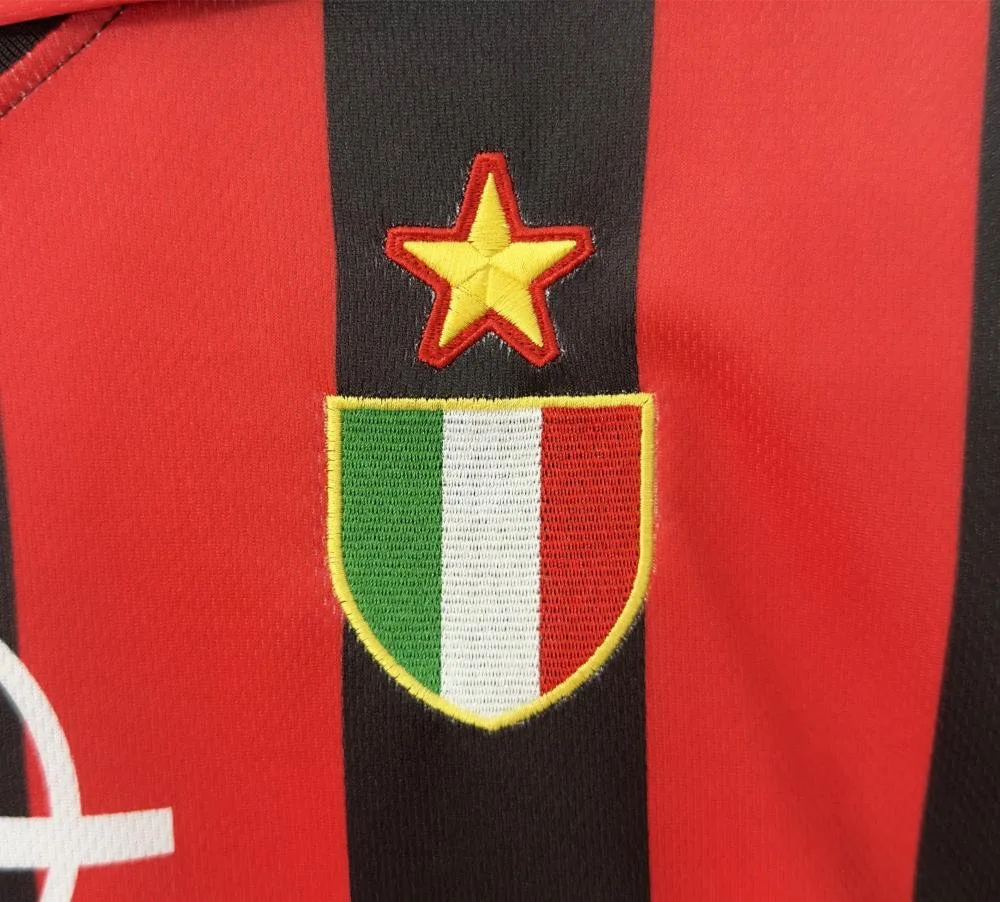 AC Milan 1996/1997 Retro AC Milan Home Football Shirt 1996/1997 — 5