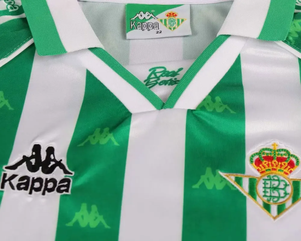 Real Betis 1995-1997 Retro Real Betis Home Football Shirt Quality Kids Size 1995/1997 — 3