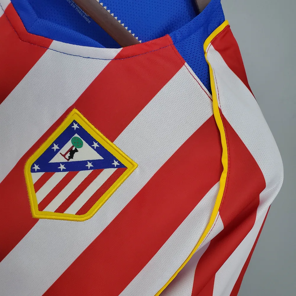 Atlético Madrid 2004/2005 Retro Atletico Madrid Home Soccer Jersey 2004/2005 — 5