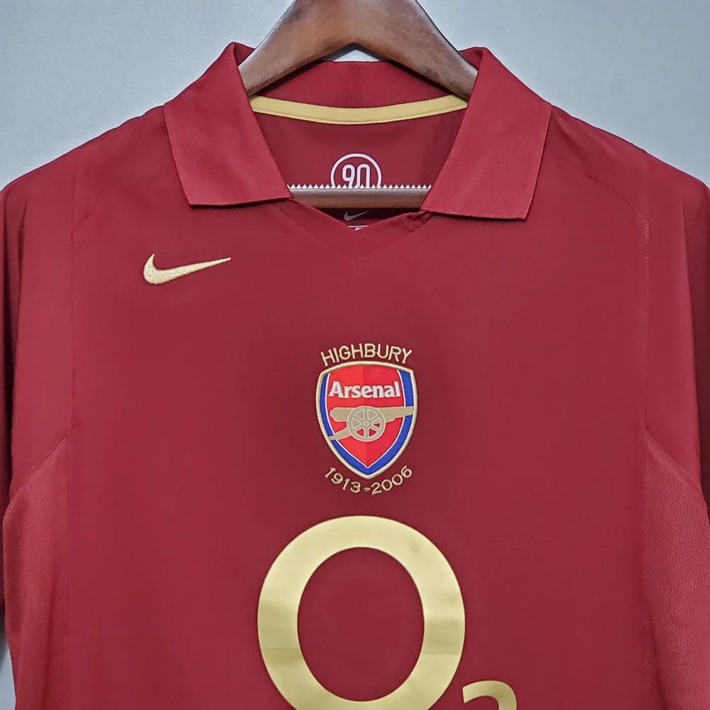 Arsenal 2005/2006 Retro Arsenal Local Camiseta de fútbol 2005/2006 — 3