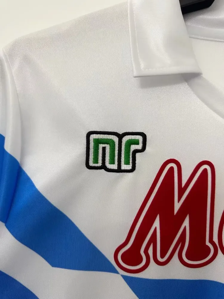 Napoli 1988/1989 Retro Napoli Visitante Camiseta de fútbol 1988/1989 — 5