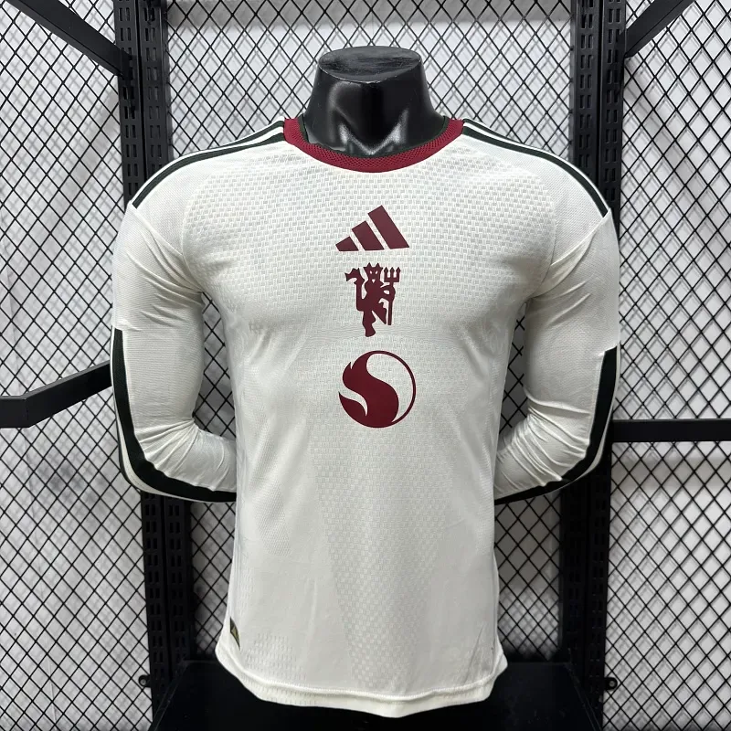 Manchester United 2026/2027 Long Sleeve Player Version Manchester United Third Away Football Jersey 2026/27