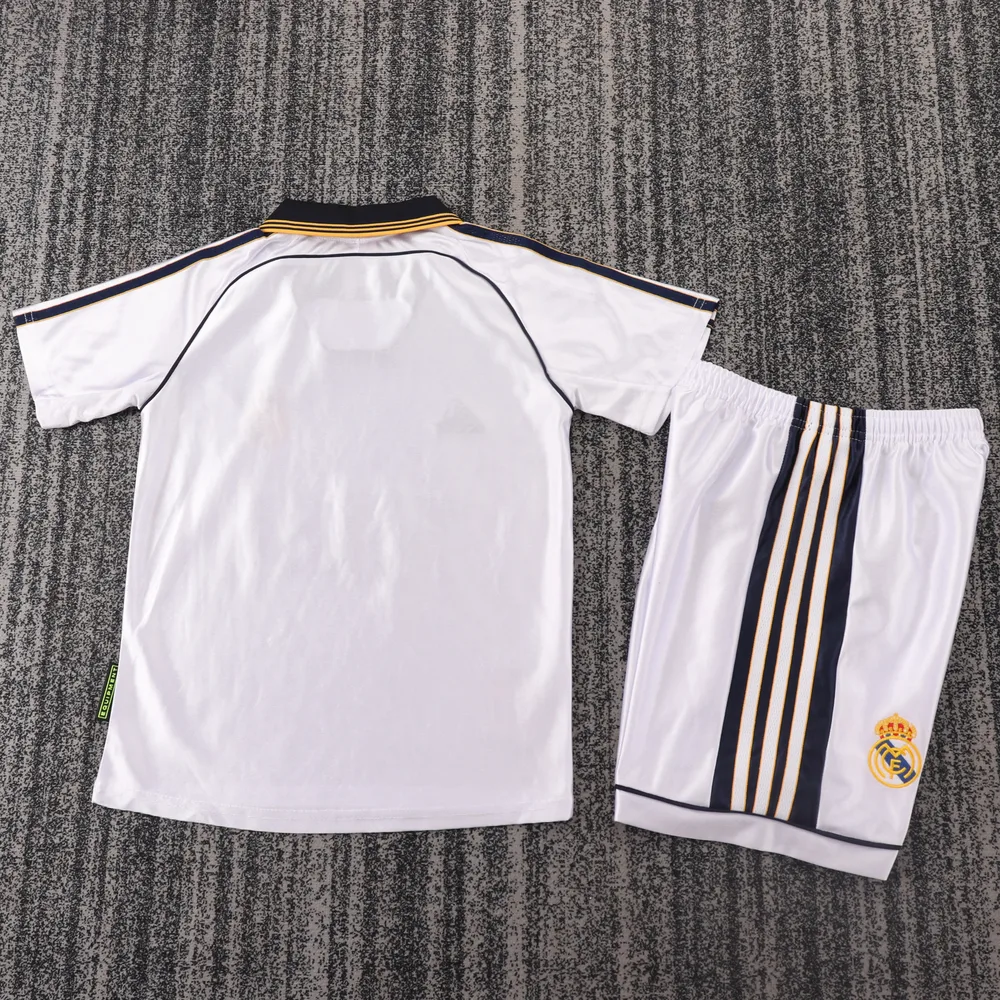 Real Madrid 1998-2000 Retro Real Madrid Home Football Shirt Kids Size 1998/2000 — 2