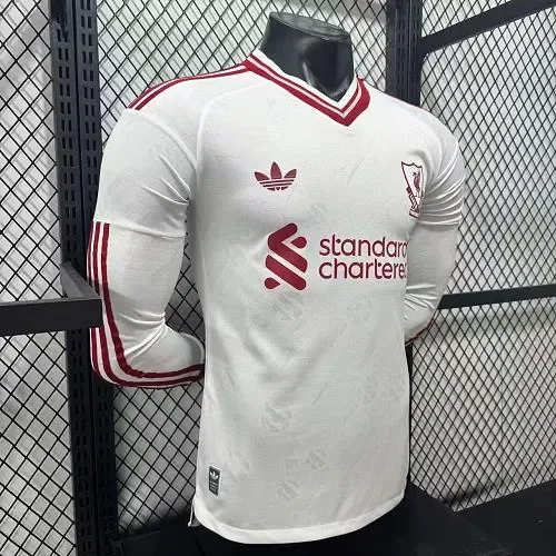 Liverpool 2026/2027 Long Sleeve Player Version Liverpool Away Football Jersey 2026/27 — 3
