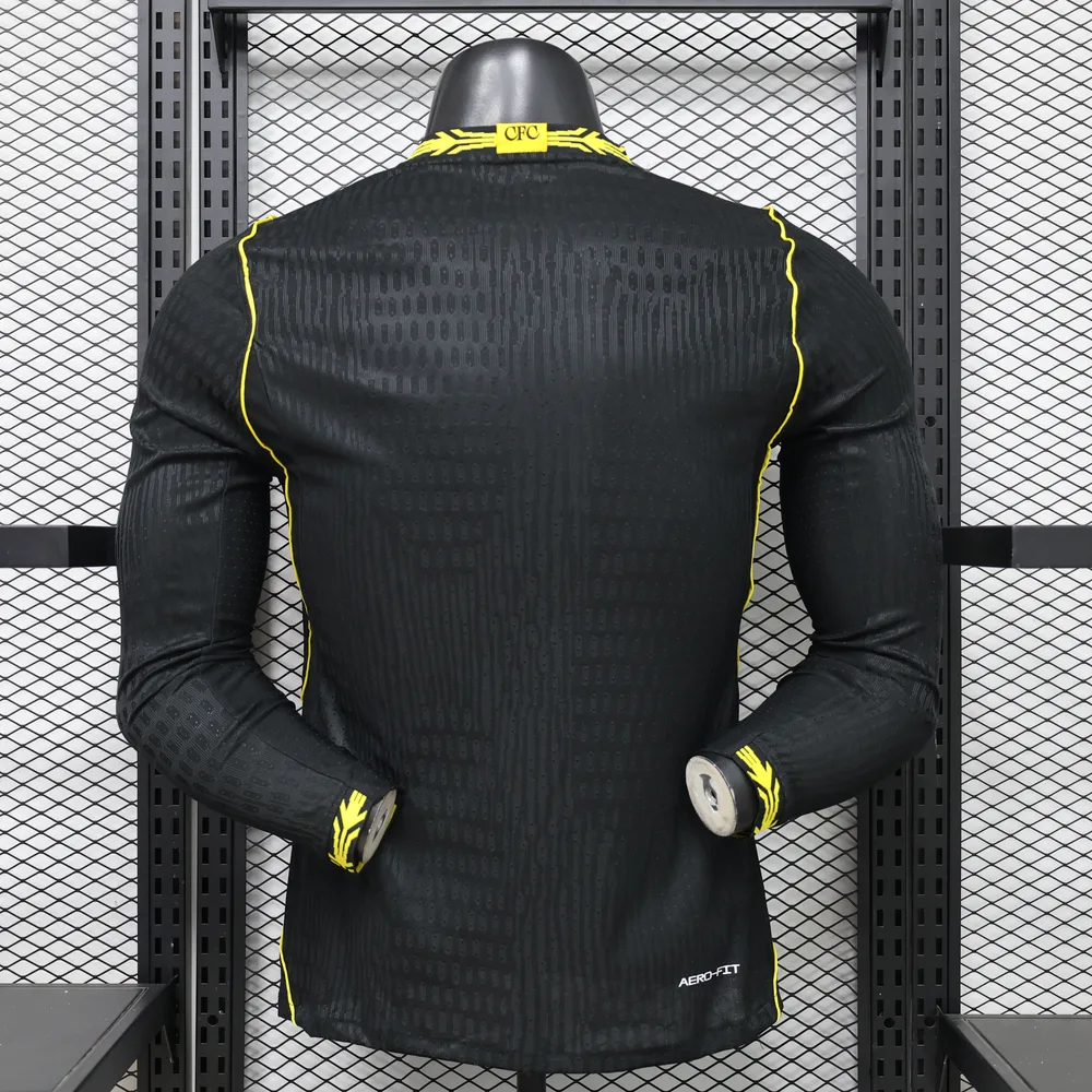 Chelsea 2026/2027 Versión jugador Chelsea Visitante Manga larga Camiseta de fútbol 2026/27 — 2