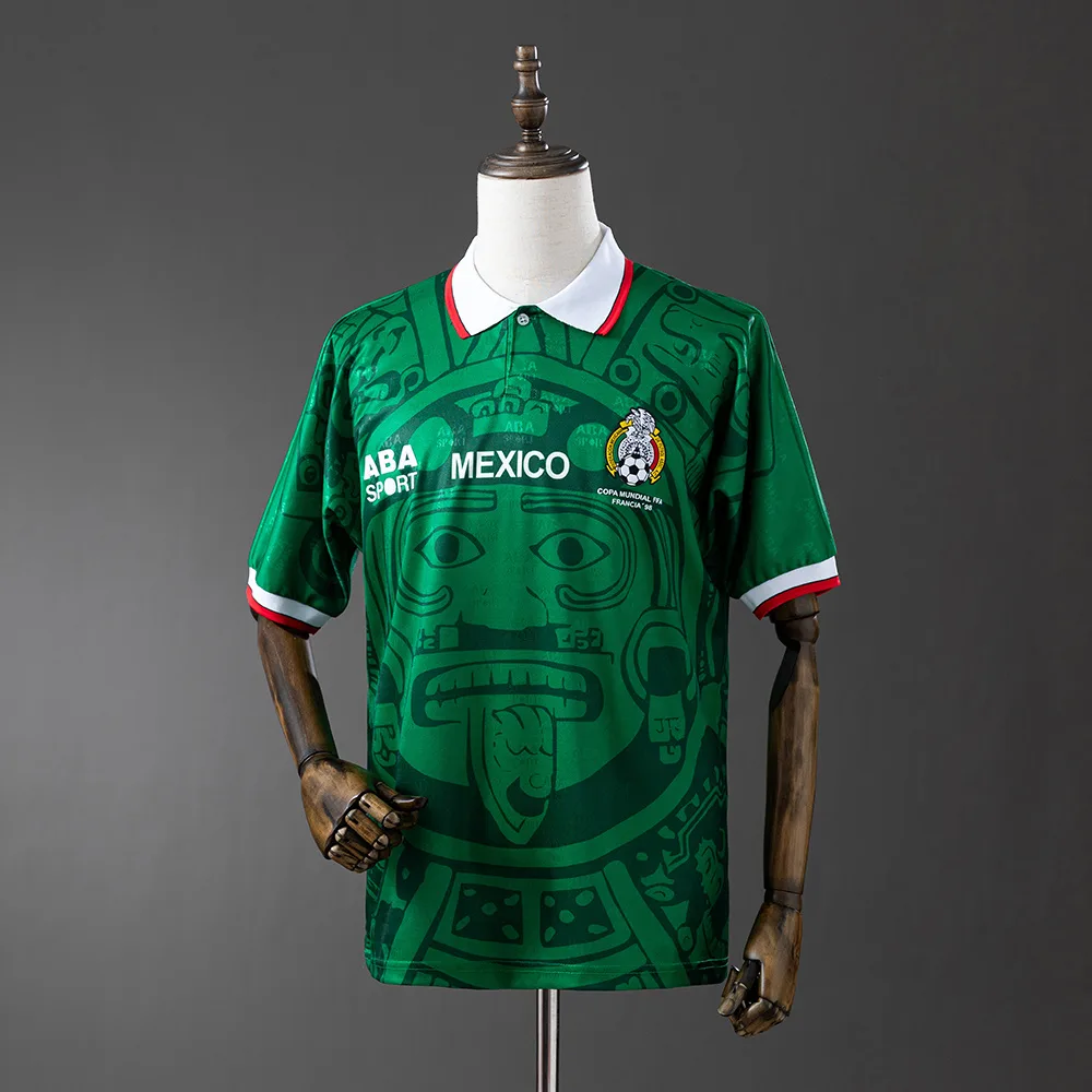 Mexico 1998 Retro Mexico Local Camiseta de fútbol 1998