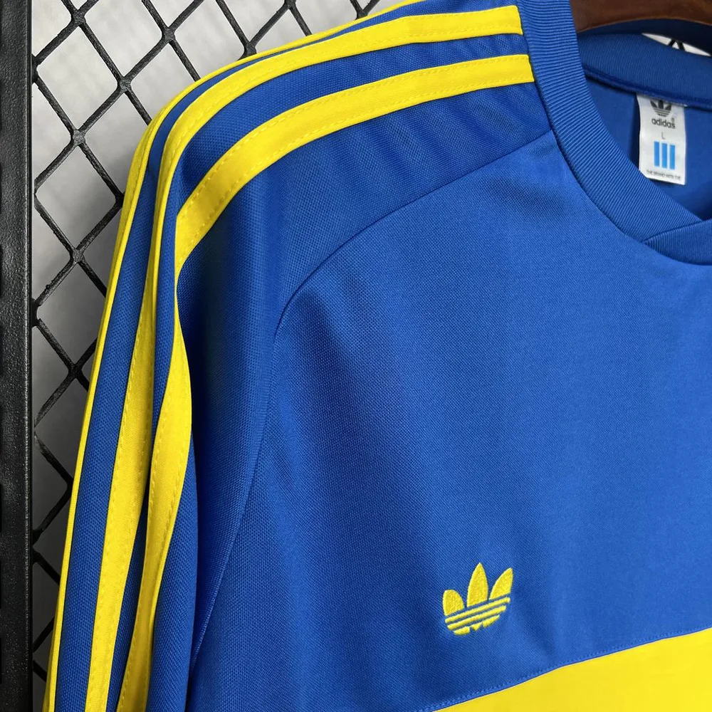 Boca Juniors 1981 Retro Boca Juniors Local Long Sleeves Camiseta de fútbol 1981 — 4
