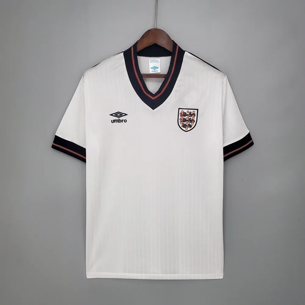 England 1984/1987 Retro England Local Camiseta de fútbol 1984/1987
