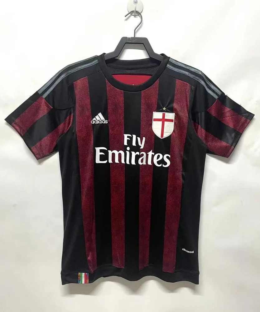 AC Milan 2015/2016 Retro AC Milan Local Camiseta de fútbol 2015/2016