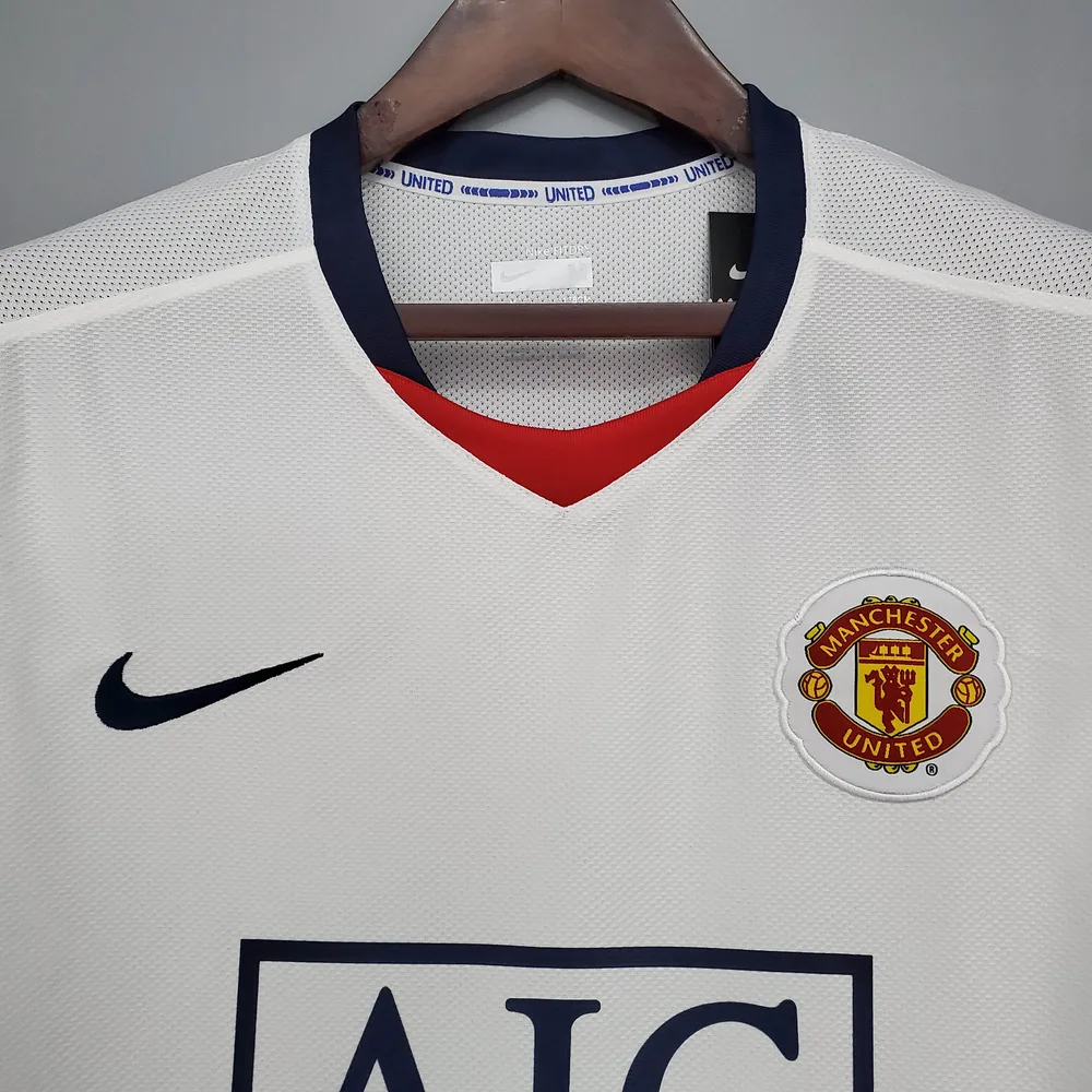 Manchester United 2008/2009 Retro Manchester United Visitante Camiseta de fútbol 2008/2009 — 3