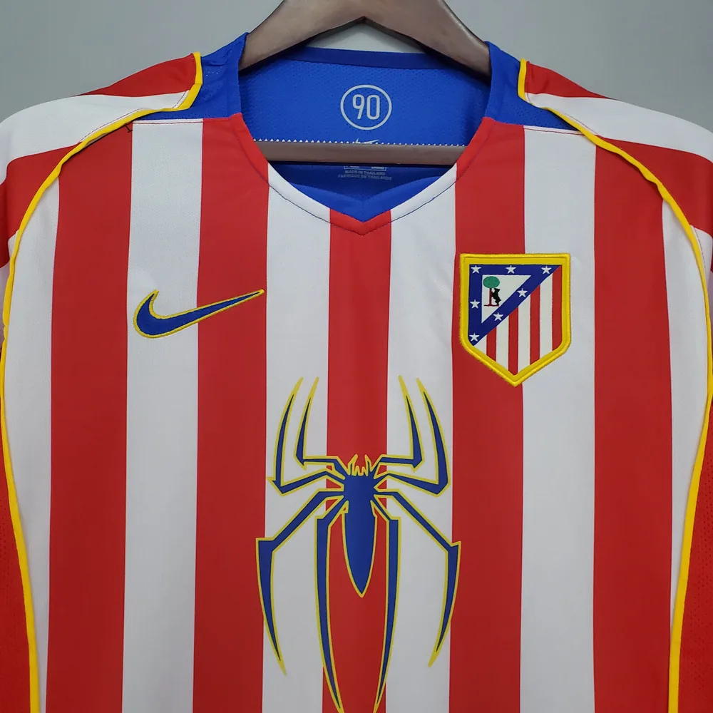 Atlético Madrid 2004/2005 Retro Atletico Madrid Home Soccer Jersey 2004/2005 — 3