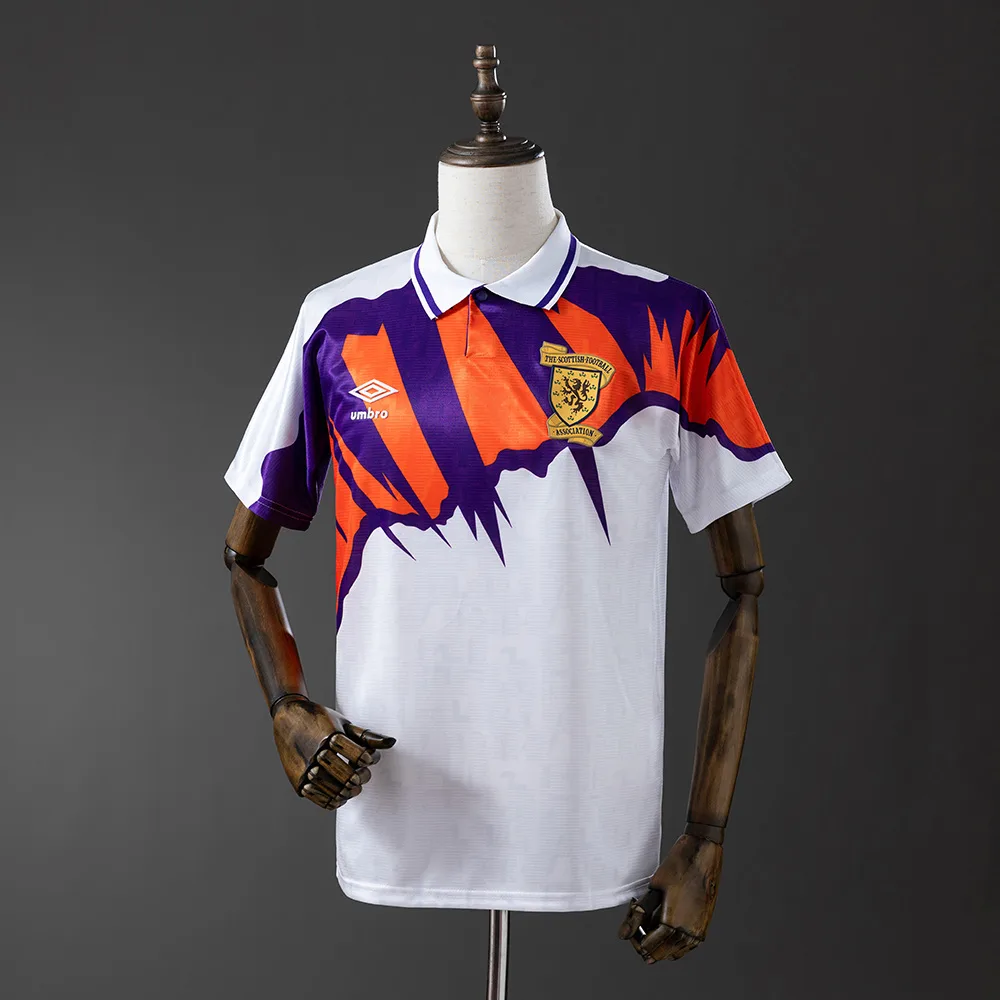 Scotland 1991/1993 Retro Scotland National Team Visitante Camiseta de fútbol 1991/1993