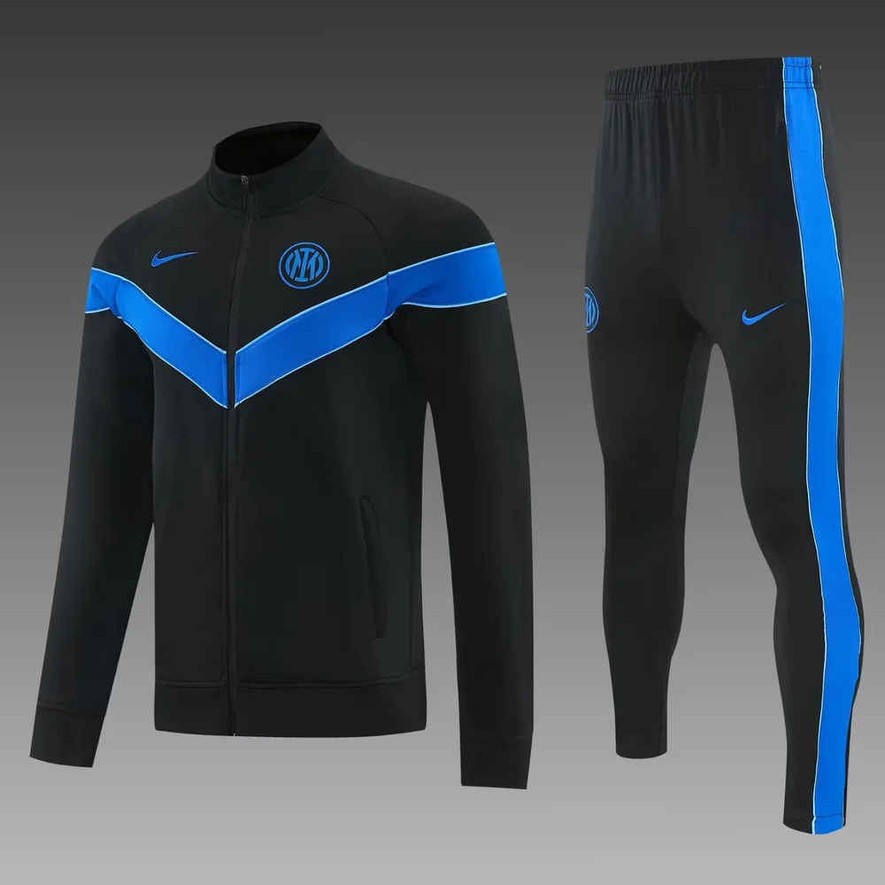 Inter Milan 2026/2027 Inter Milan Full Zip Training Suite Black Camiseta de fútbol 2026/27