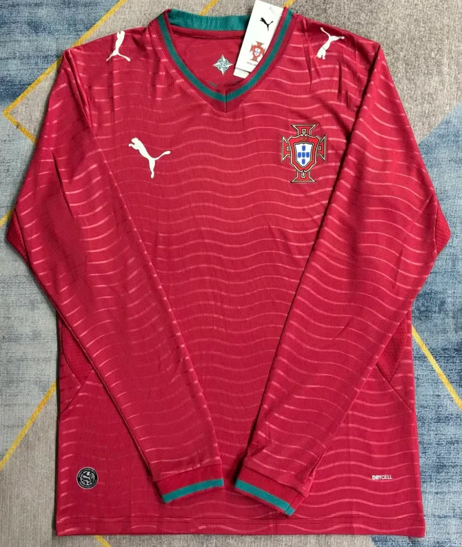 Portugal 2026/2027 Long Sleeves Portugal Home Football Jersey 2026/27