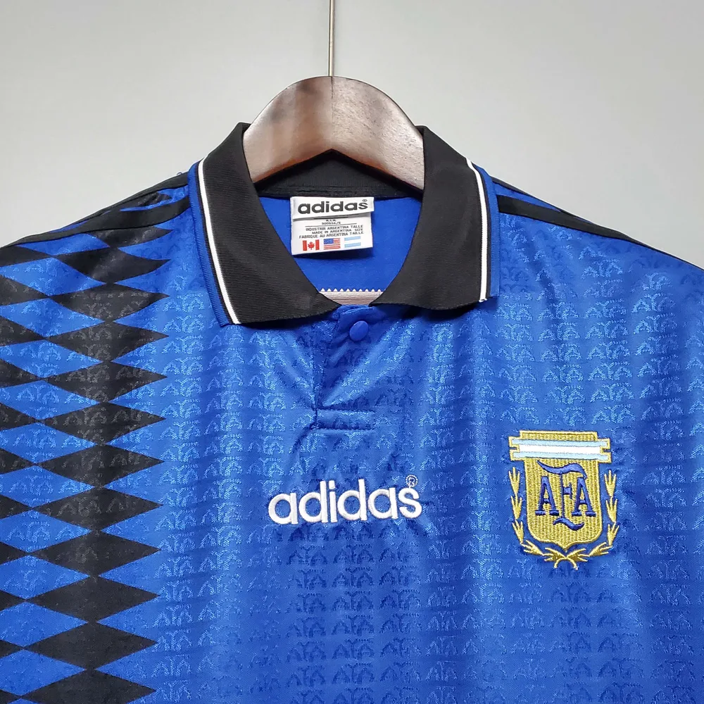 Argentina 1994 Retro Argentina National Team Away Jersey 1994 — 3