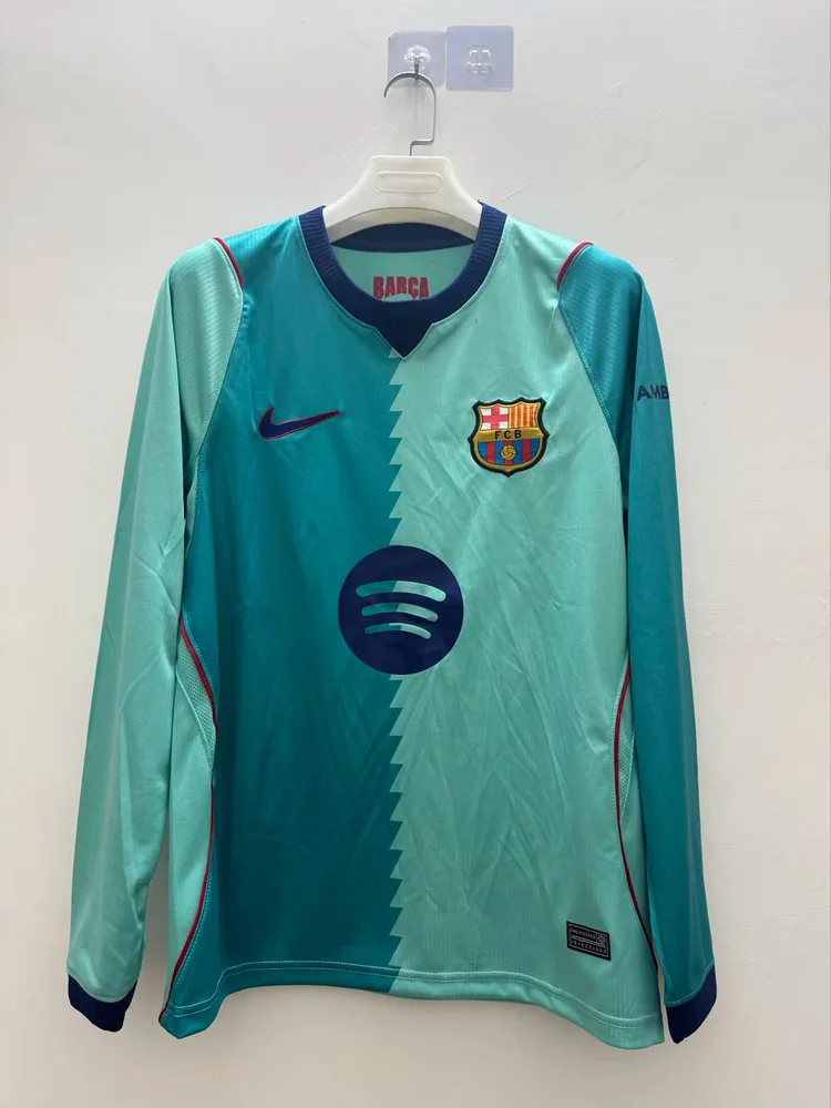 Barcelona 2026/2027 Long Sleeve Barcelona Third Away Football Jersey 2026/27
