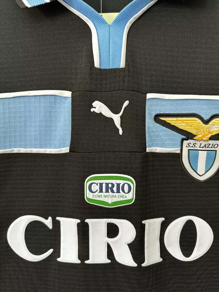 Lazio 1998/1999 Retro Lazio Visitante Camiseta de fútbol 1998/1999 — 5