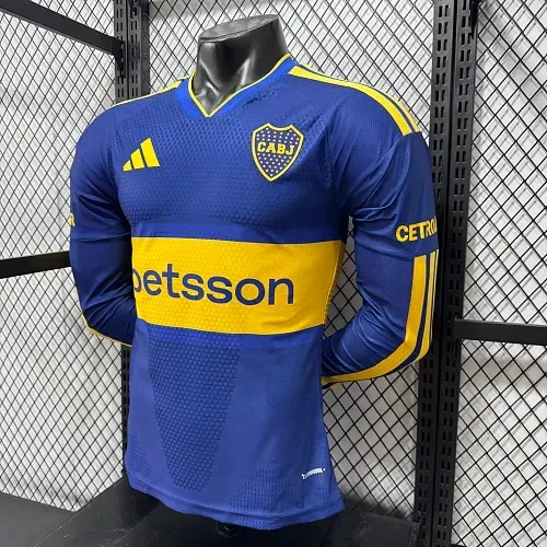 Boca Juniors 2026/2027 Long Sleeves Versión jugador Boca Juniors Local Camiseta de fútbol 2026/27 — 4
