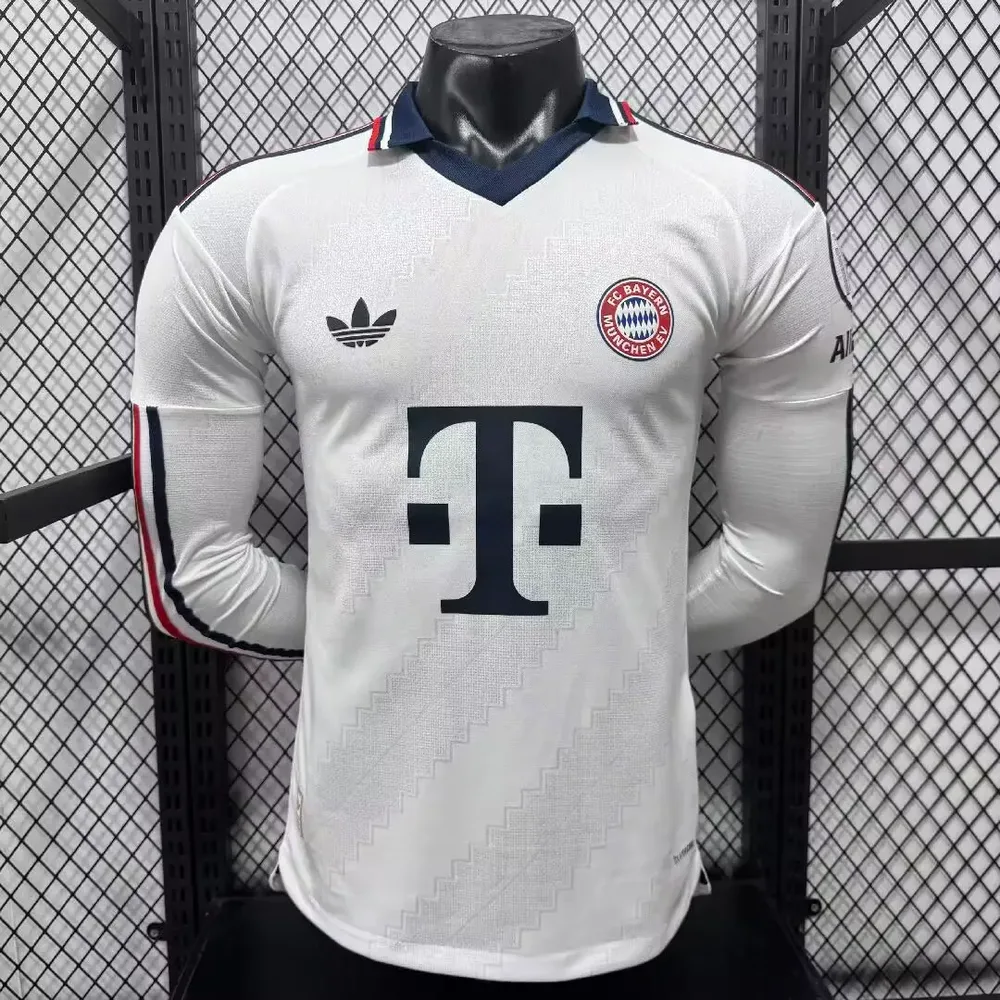Bayern Munich 2026/2027 Long Sleeves Player Version Bayern Munich Away Football Shirt 2026/27
