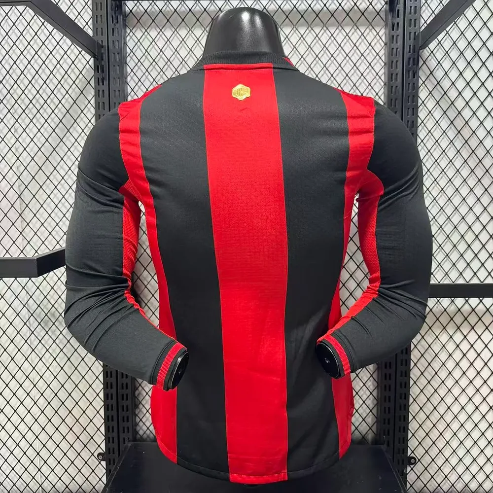 AC Milan 2026/2027 Long Sleeve Player Version AC Milan Home Football Shirt 2026/27 — 2