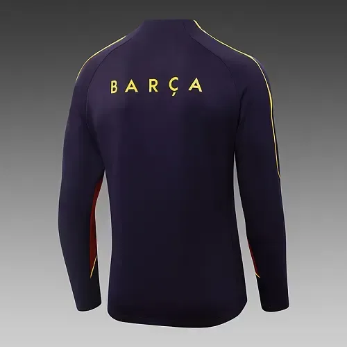 Barcelona 2026/2027 Barcelona Half-Pull Training Deep purple Camiseta de fútbol Set 2026/27 — 5