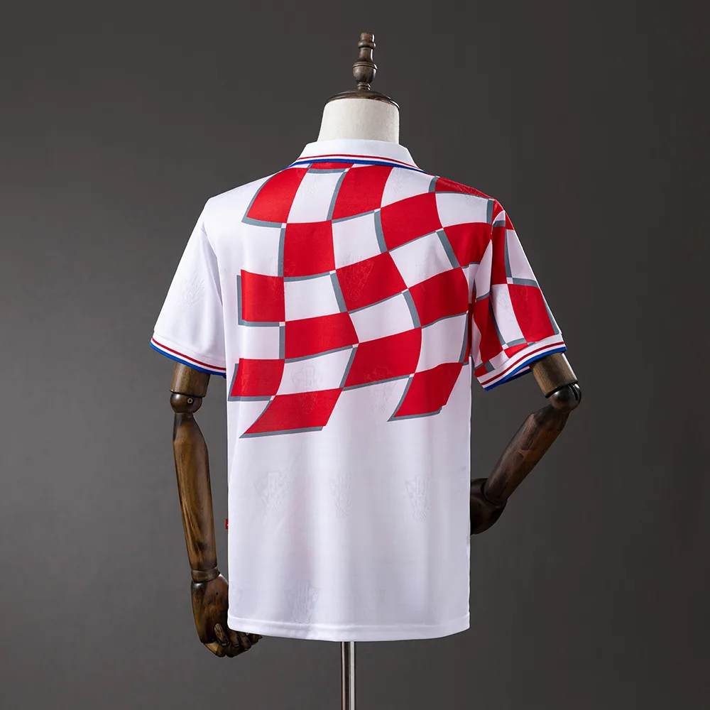 Croatia 1998 Retro Croatia National Team Home Football Shirt 1998 — 2