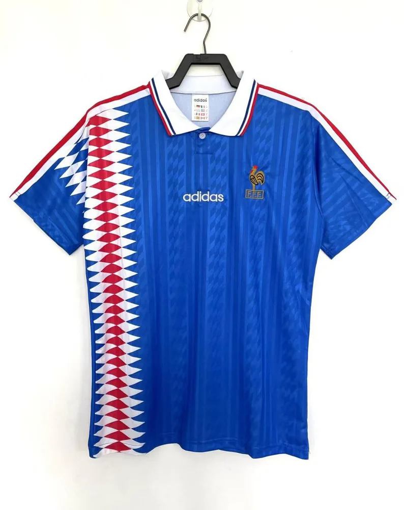 France 1994 Retro France Local Camiseta de fútbol 1994