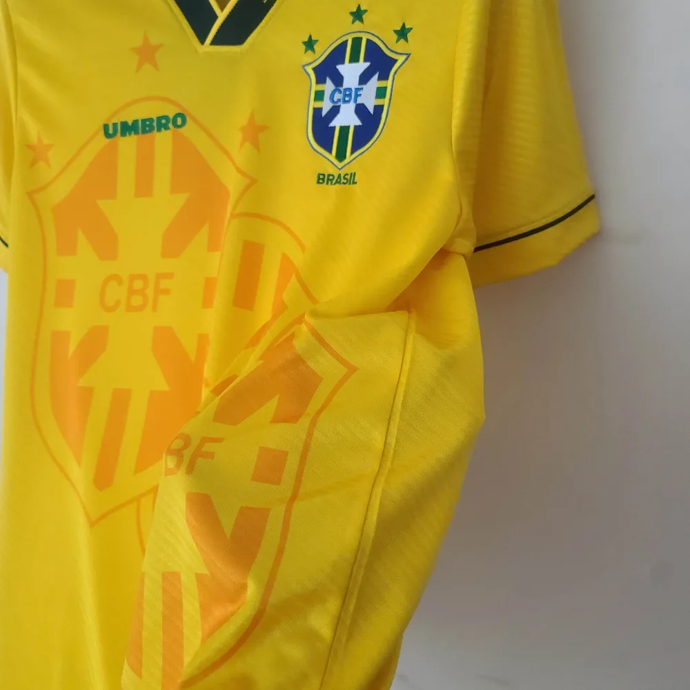 Brazil 1994 Retro Brazil Local Camiseta de fútbol 1994 — 7