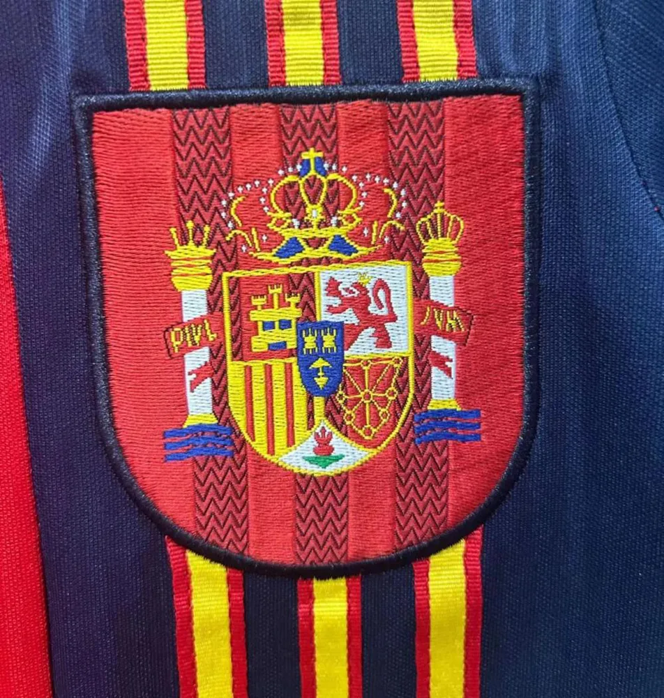 Spain 1996 Retro Spain Local Camiseta de fútbol 1996 — 5