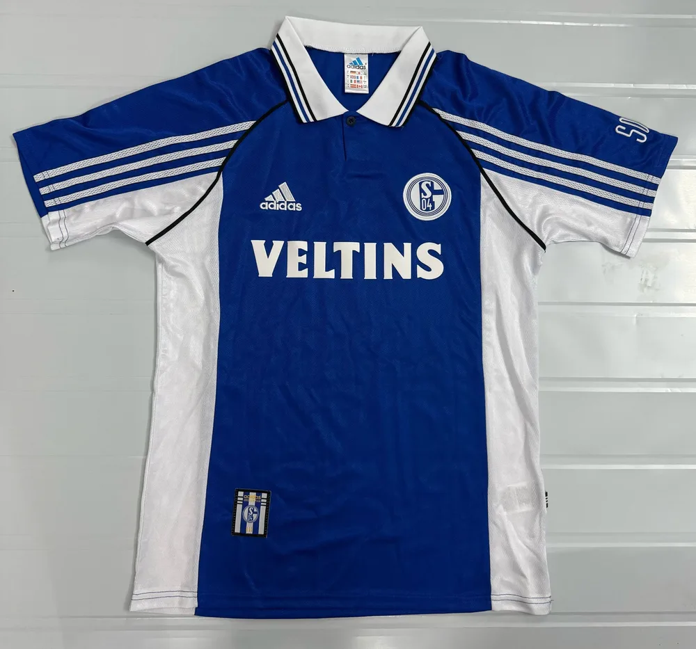 Schalke 04 1998/2000 Retro Schalke 04 Home Football Jersey 1998/2000