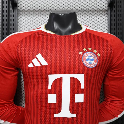 Bayern Munich 2026/2027 Long Sleeves Player Version Bayern Munich Home Football Shirt 2026/27 — 3