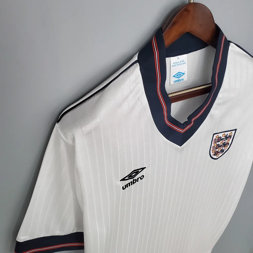 England 1984/1987 Retro England Local Camiseta de fútbol 1984/1987 — 5