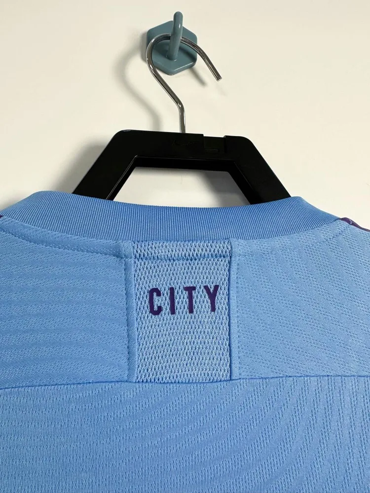 Manchester City 2019-2020 Retro Manchester City Home Football Shirt 2019/2020 — 4