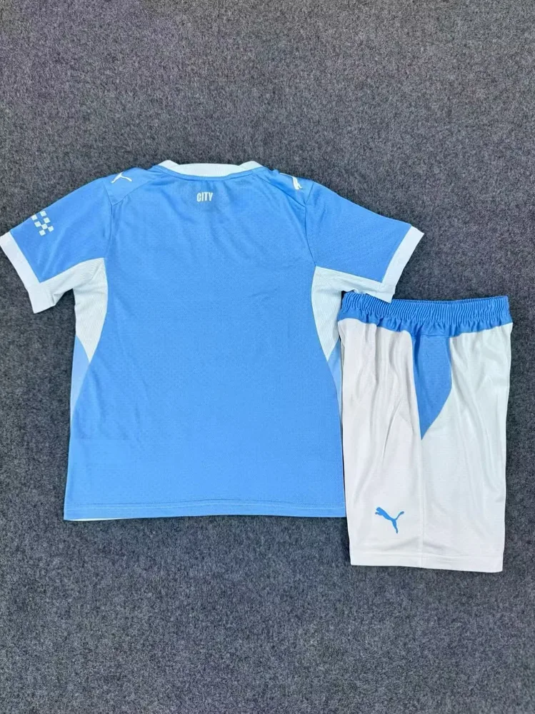 Manchester City 2026/2027 Manchester City Home Football Jersey Kids Size 2026/27 — 2