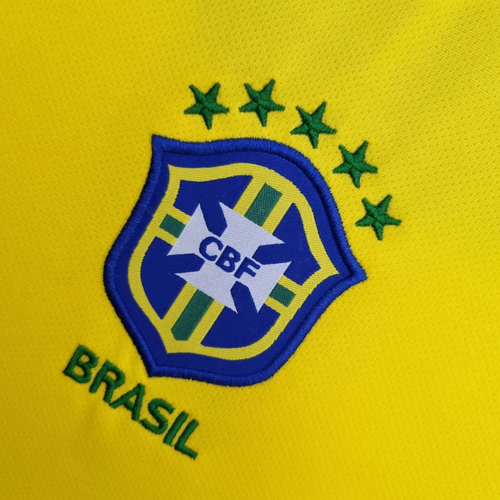 Brazil 2004 Retro Brazil Home Soccer Jersey 2004 — 8