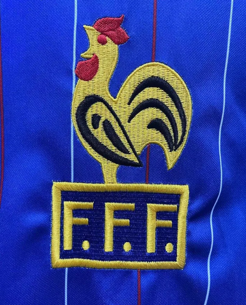 France 1982 Retro France Local Camiseta de fútbol 1982 — 6