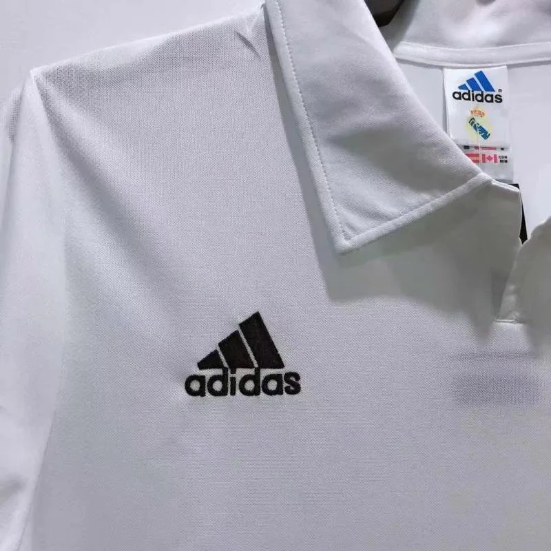 Real Madrid 2002/2003 Retro Real Madrid Local Camiseta de fútbol Champions League Edition 2002/2003 — 3