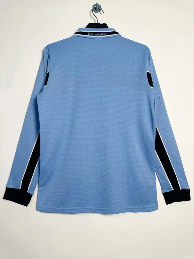 Lazio 1998/1999 Retro Long Sleeve Lazio Home Soccer Jersey 1998/1999 — 2