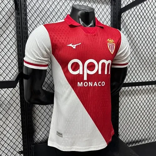 AS Monaco 2026/2027 Versión jugador AS Monaco Local Camiseta de fútbol 2026/27 — 3