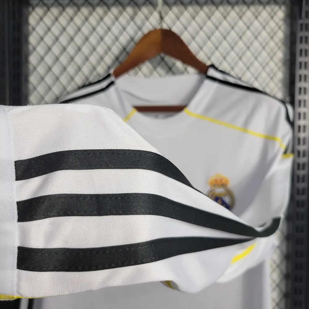 Real Madrid 2009/2010 Retro Manga larga Real Madrid Local Camiseta de fútbol 2009/2010 — 8