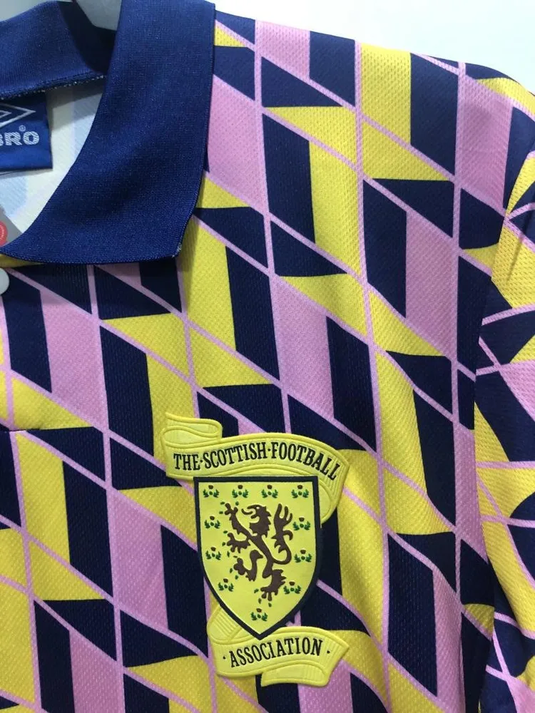Scotland 1988-1989 Retro Scotland National Team Third Away Football Shirt 1988/1989 — 4