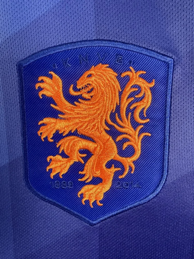 Netherlands 2014 Retro Netherlands Away Football Shirt 2014 — 4