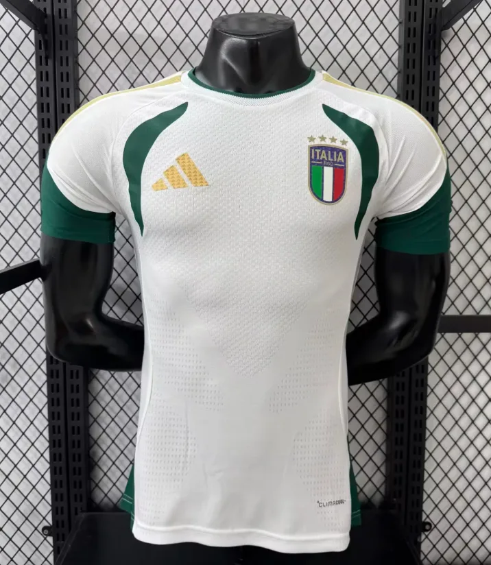 Italy 2026/2027 Versión jugador Italy Conjunto de entrenamiento White Camiseta de fútbol 2026/27