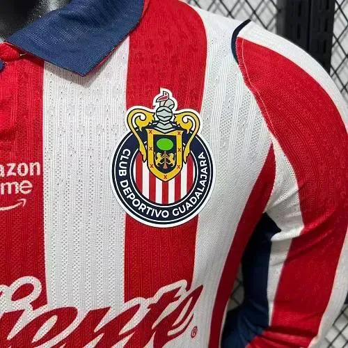 Chivas 2026/2027 Manga larga Versión jugador Chivas Local Camiseta de fútbol 2026/27 — 7
