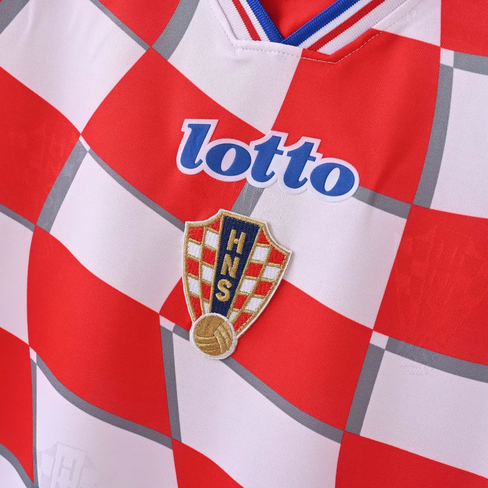 Croatia 1998 Retro Croatia National Team Home Football Shirt 1998 — 6