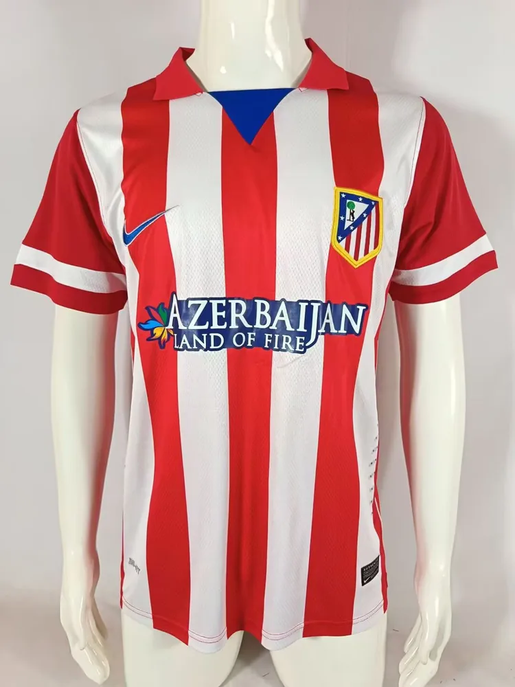 Atlético Madrid 2013-2014 Retro Atletico Madrid Local Camiseta de fútbol 2013/2014